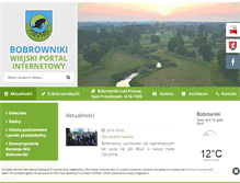 Tablet Screenshot of bobrownikinadprosna.pl